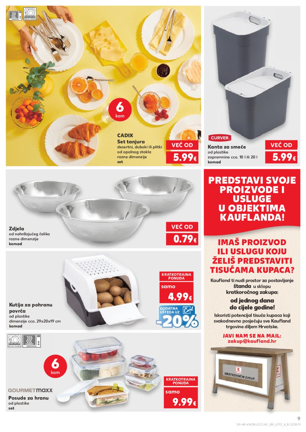 Kaufland katalog Neprehrambenih proizvoda 17.09.-23.09.2025. VG, Po, Ro, Vo, Vu, DS, Ma, Iv