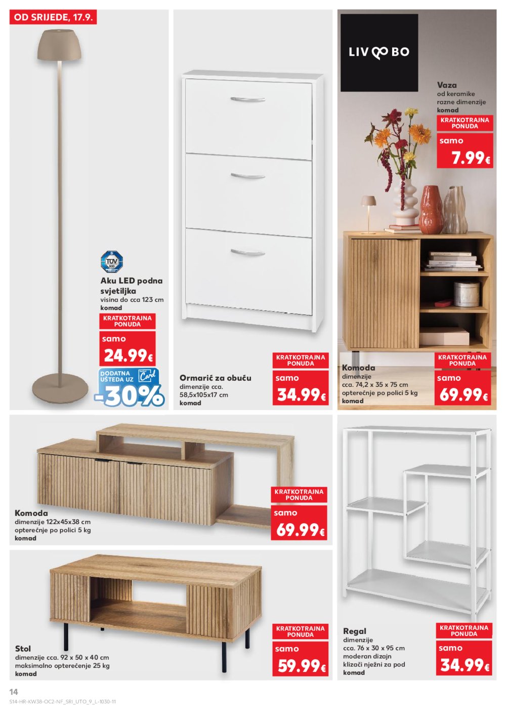 Kaufland katalog Neprehrambenih proizvoda 17.09.-23.09.2025. VG, Po, Ro, Vo, Vu, DS, Ma, Iv
