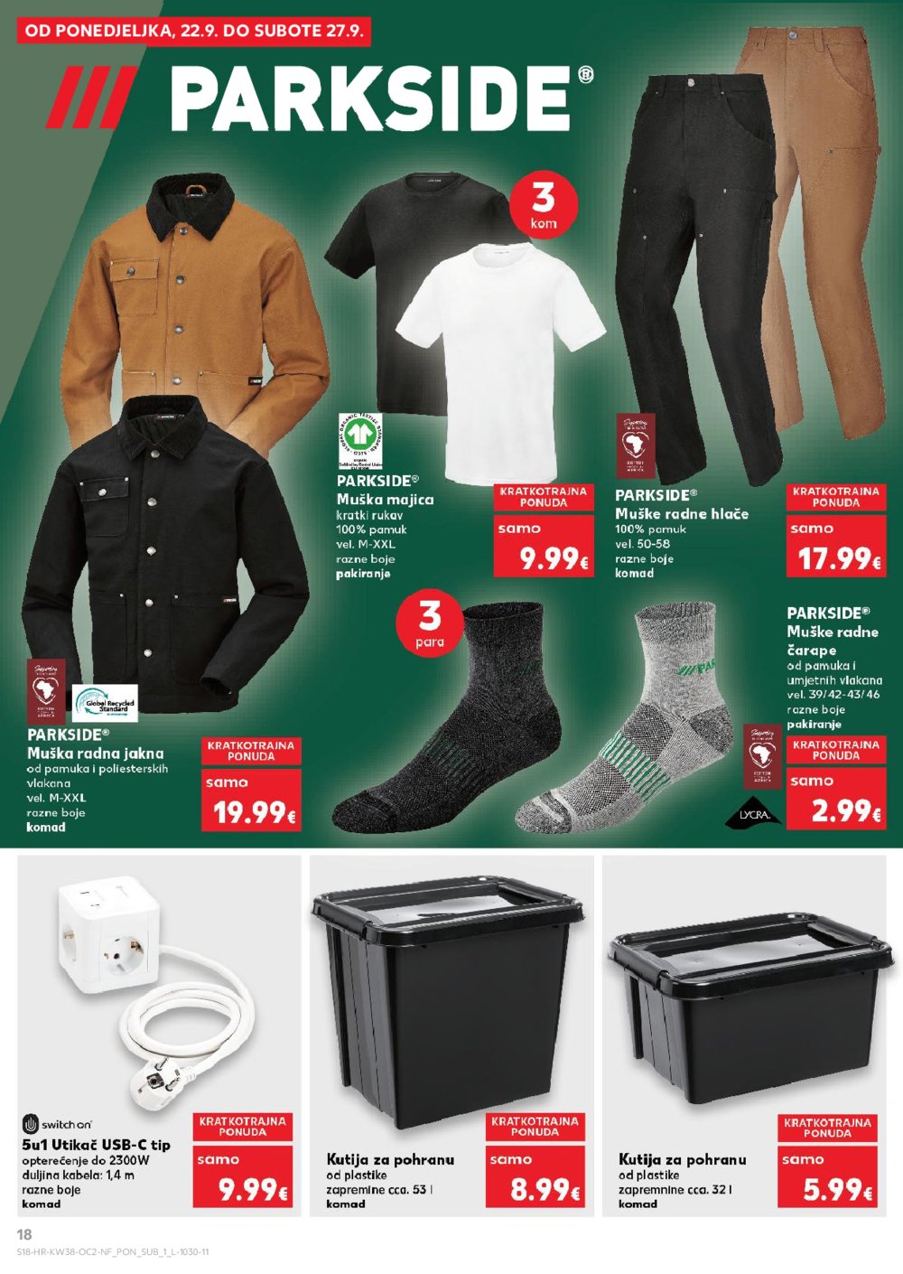 Kaufland katalog Neprehrambenih proizvoda 17.09.-23.09.2025. VG, Po, Ro, Vo, Vu, DS, Ma, Iv