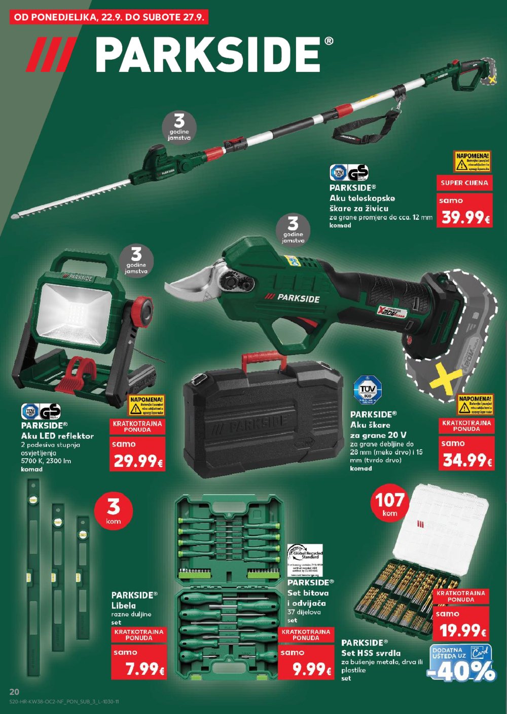 Kaufland katalog Neprehrambenih proizvoda 17.09.-23.09.2025. VG, Po, Ro, Vo, Vu, DS, Ma, Iv