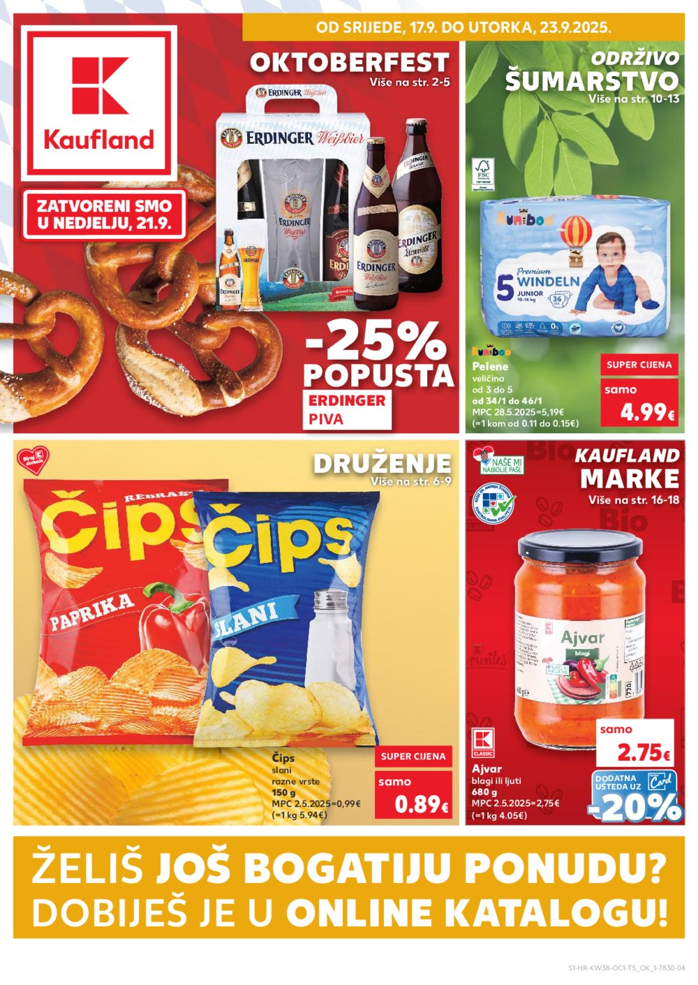 Kaufland katalog Robne marke 17.09.-23.09.2025. Ivanec