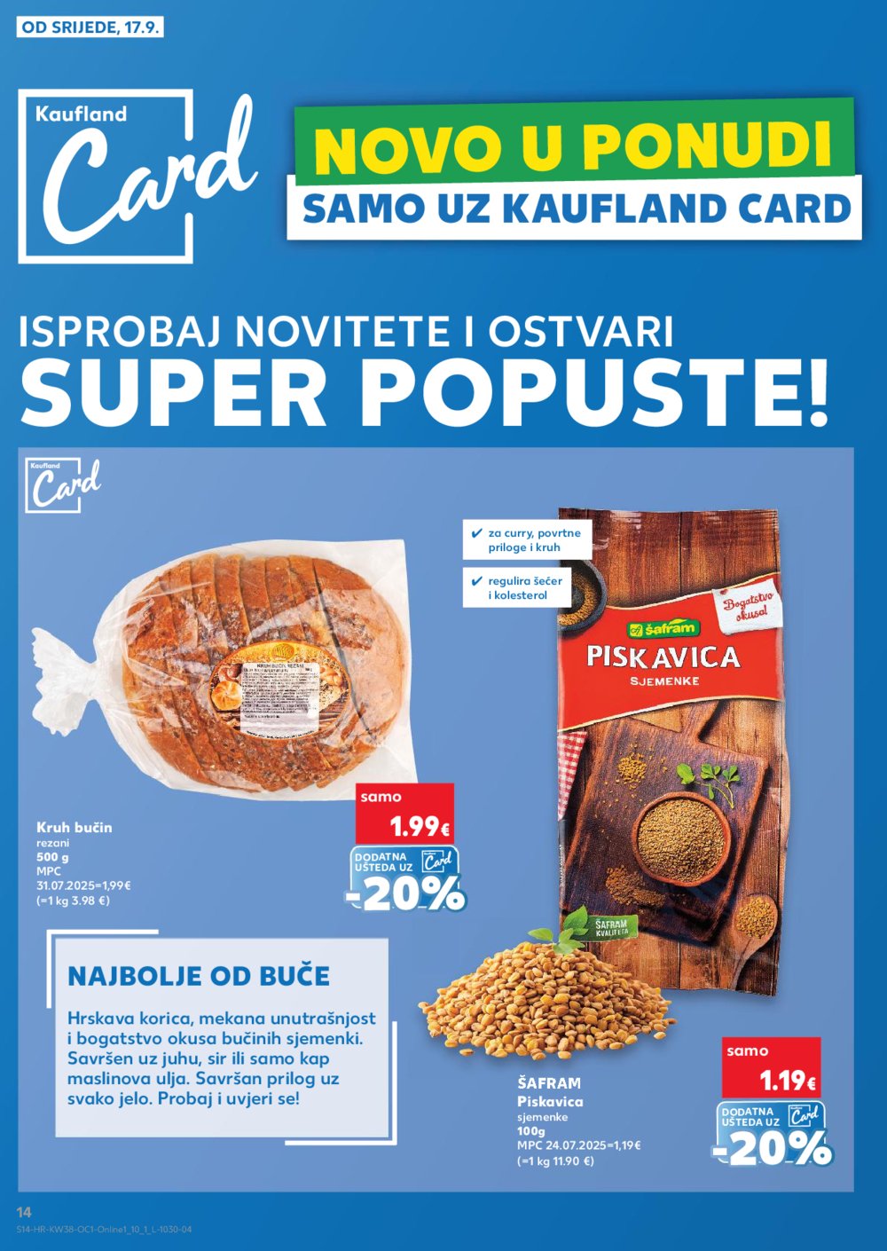 Kaufland katalog Robne marke 17.09.-23.09.2025. Ivanec