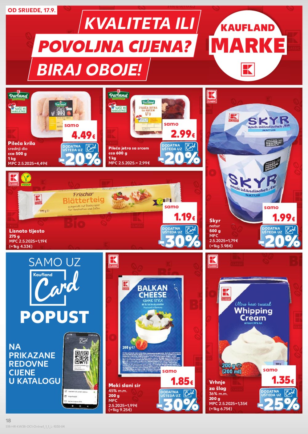 Kaufland katalog Robne marke 17.09.-23.09.2025. Ivanec