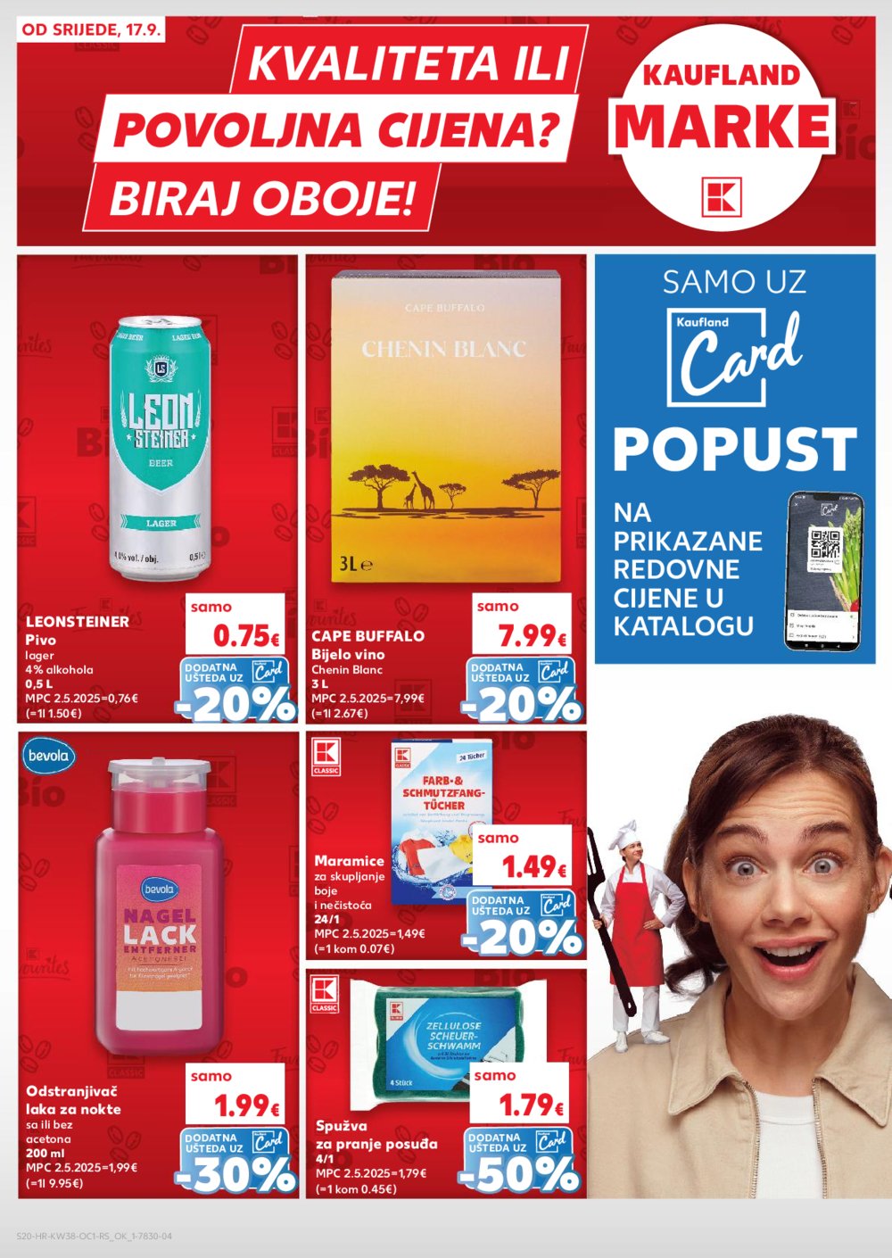 Kaufland katalog Robne marke 17.09.-23.09.2025. Ivanec