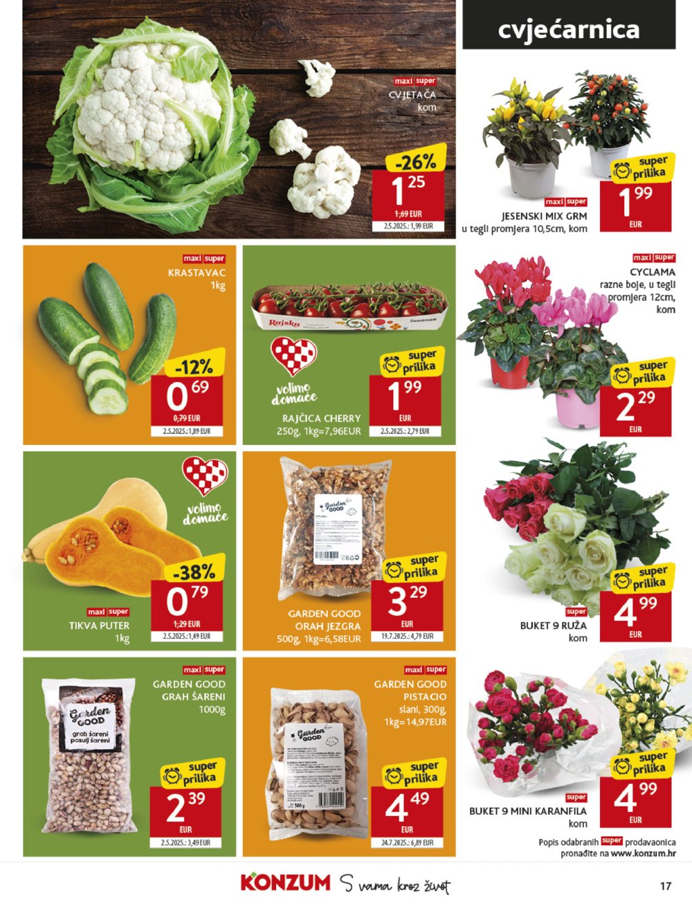 Konzum katalog Akcija 17.09. - 23.09.2025.