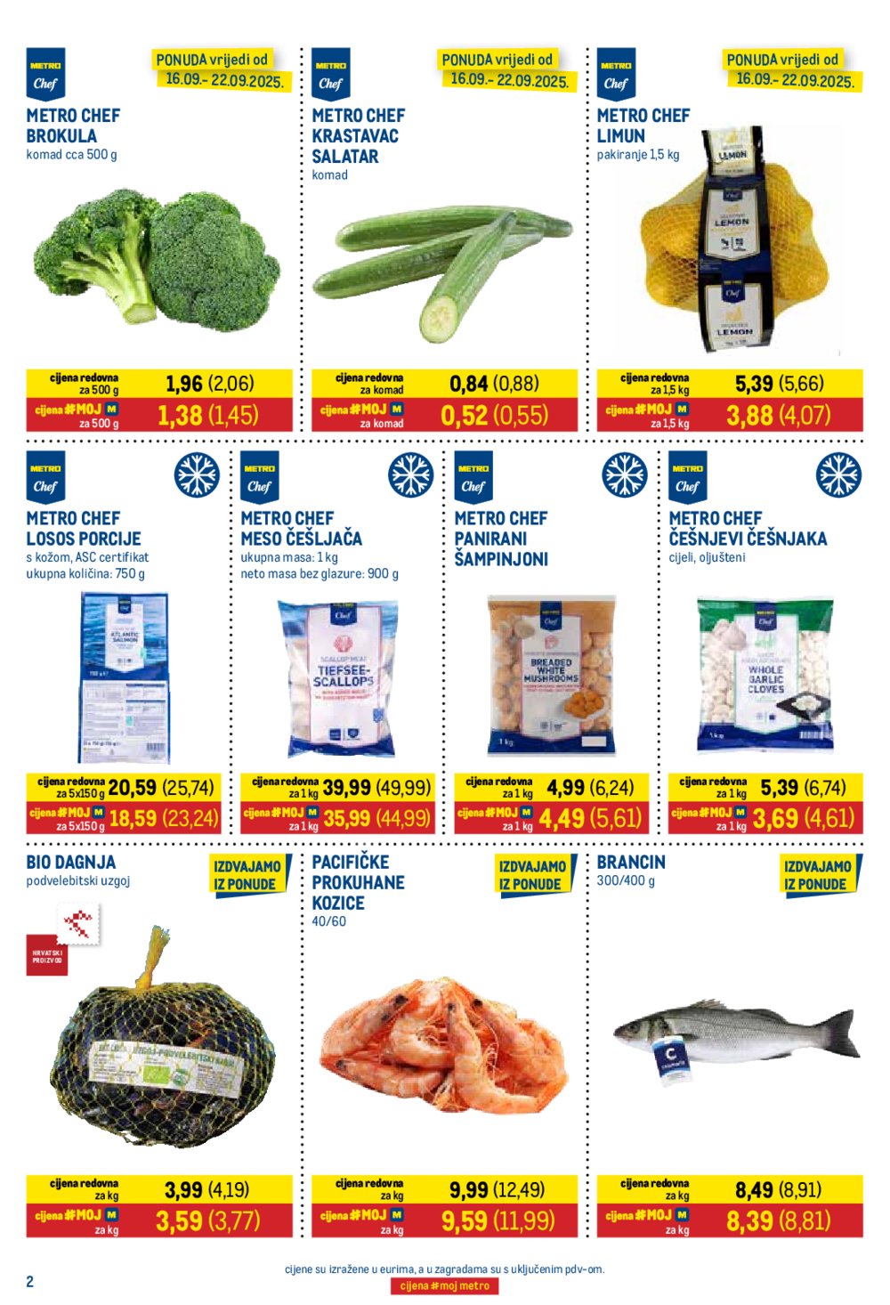 Metro katalog Prehrana i Neprehrana 16.09. - 30.09.2025.