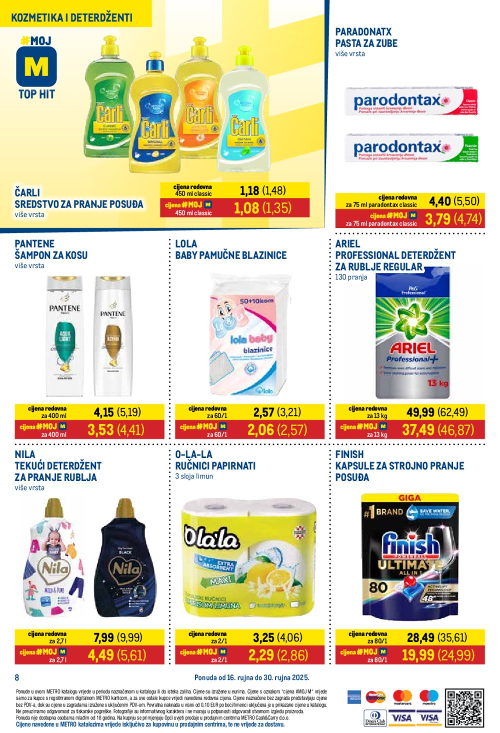 Metro katalog Prehrana i Neprehrana 16.09. - 30.09.2025.