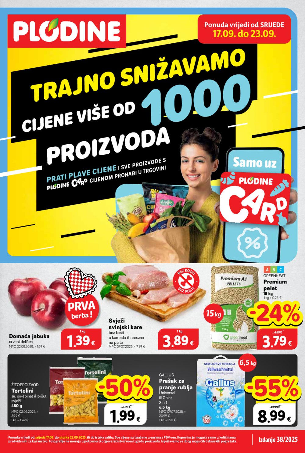 Plodine katalog Akcija 17.09. - 23.09.2025. 