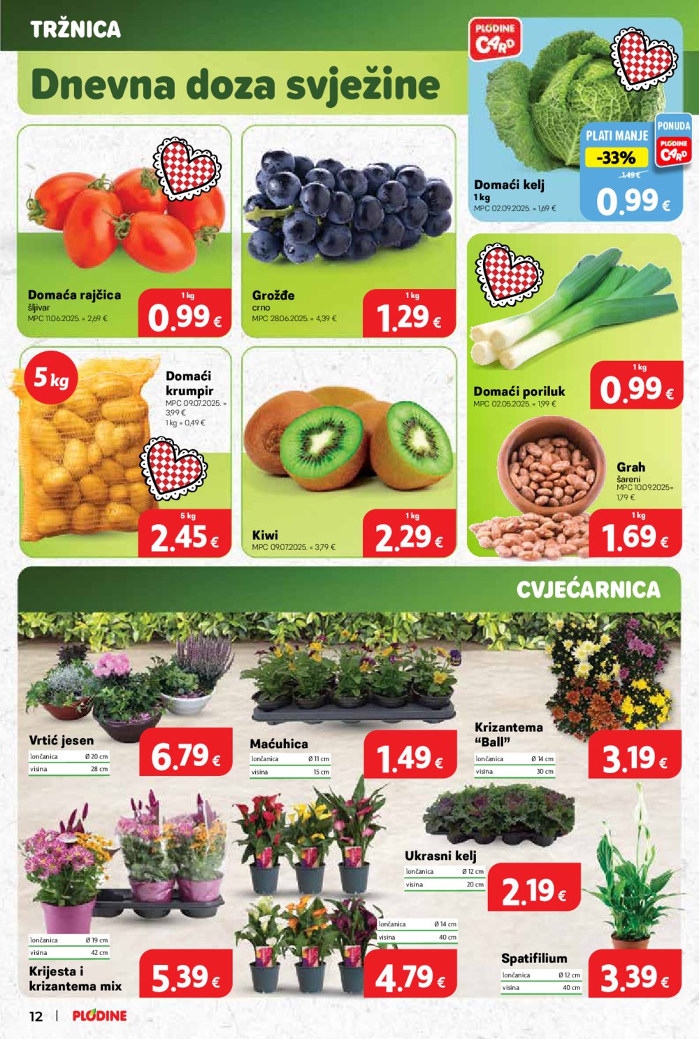 Plodine katalog Akcija 17.09. - 23.09.2025. 