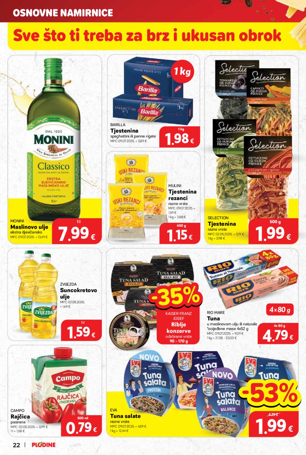 Plodine katalog Akcija 17.09. - 23.09.2025. 
