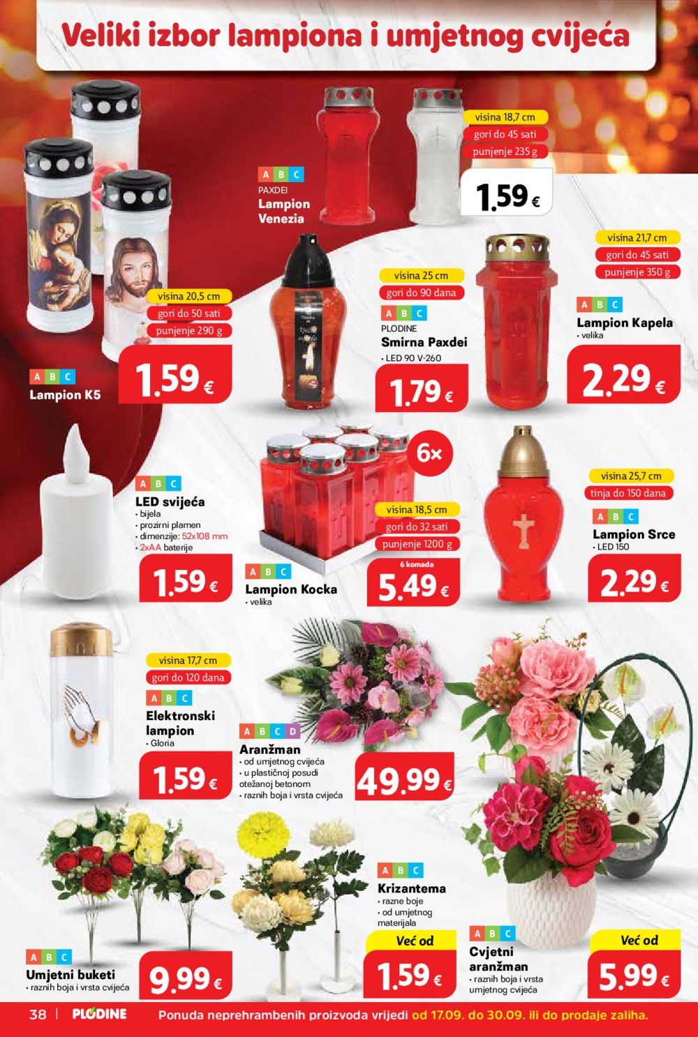Plodine katalog Akcija 17.09. - 23.09.2025. 