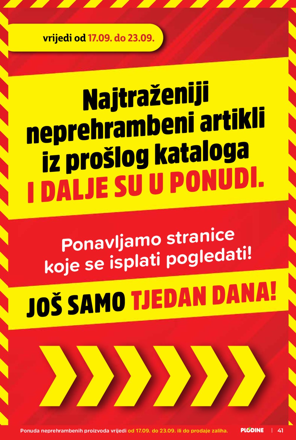 Plodine katalog Akcija 17.09. - 23.09.2025. 