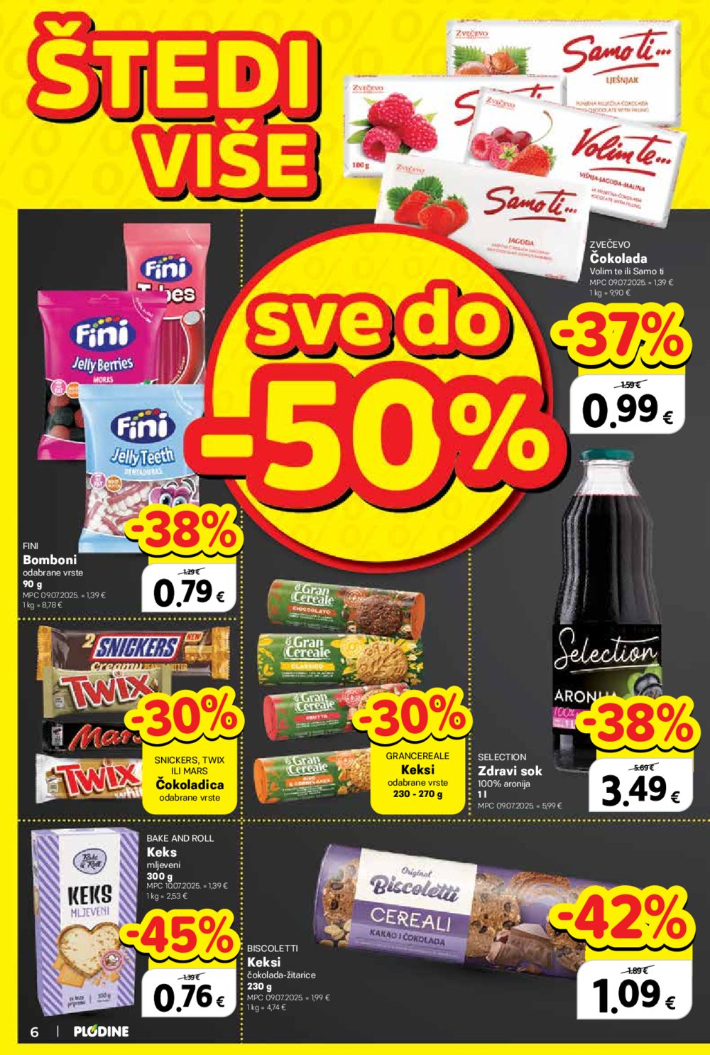 Plodine katalog Akcija 17.09. - 23.09.2025. 