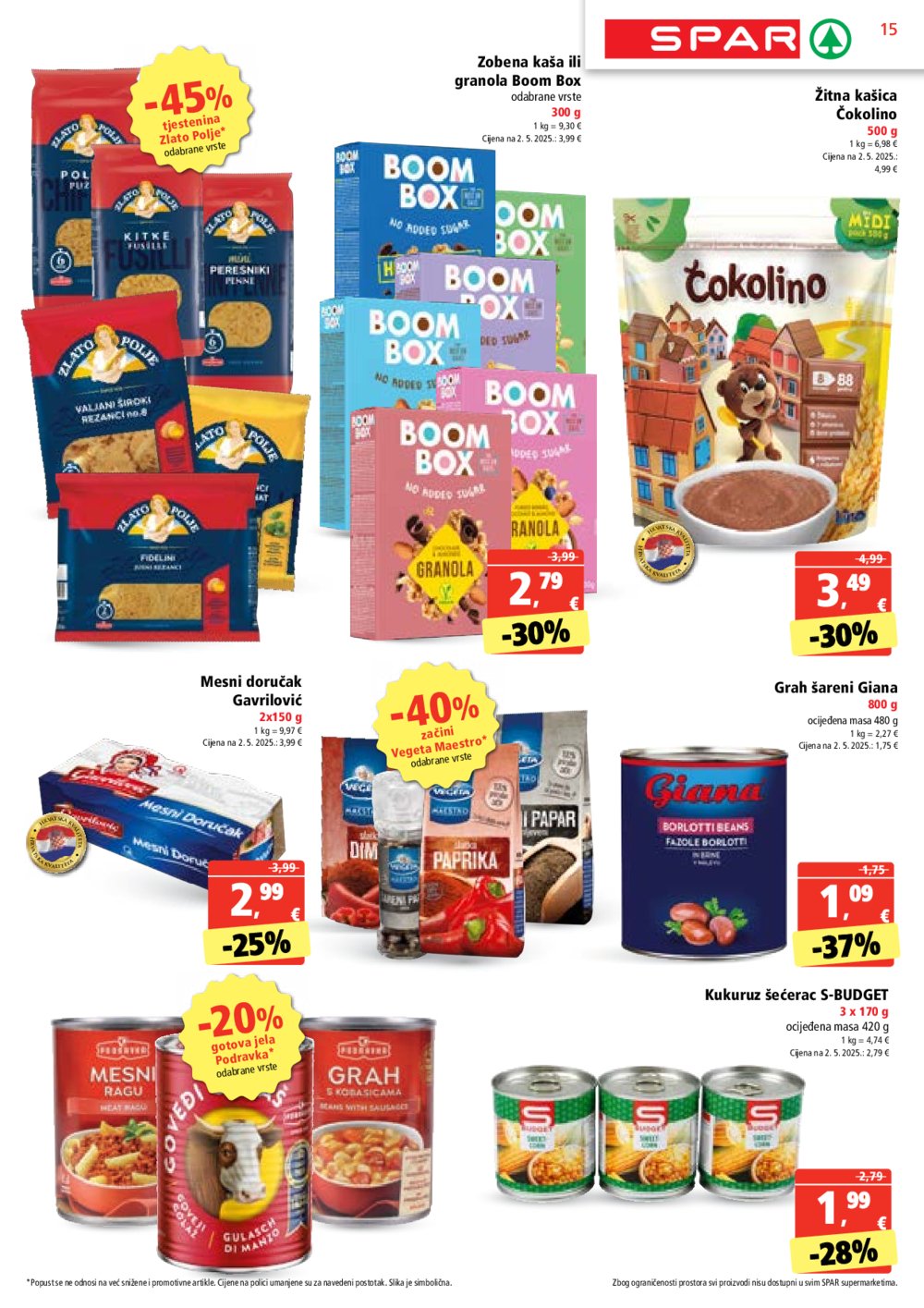 SPAR katalog Akcija 17.09. - 23.09.2025.