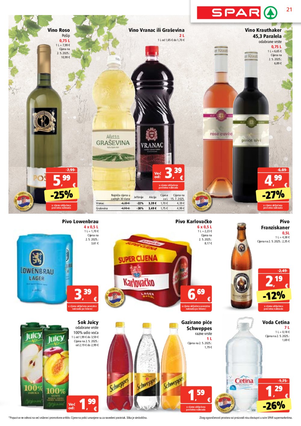 SPAR katalog Akcija 17.09. - 23.09.2025.