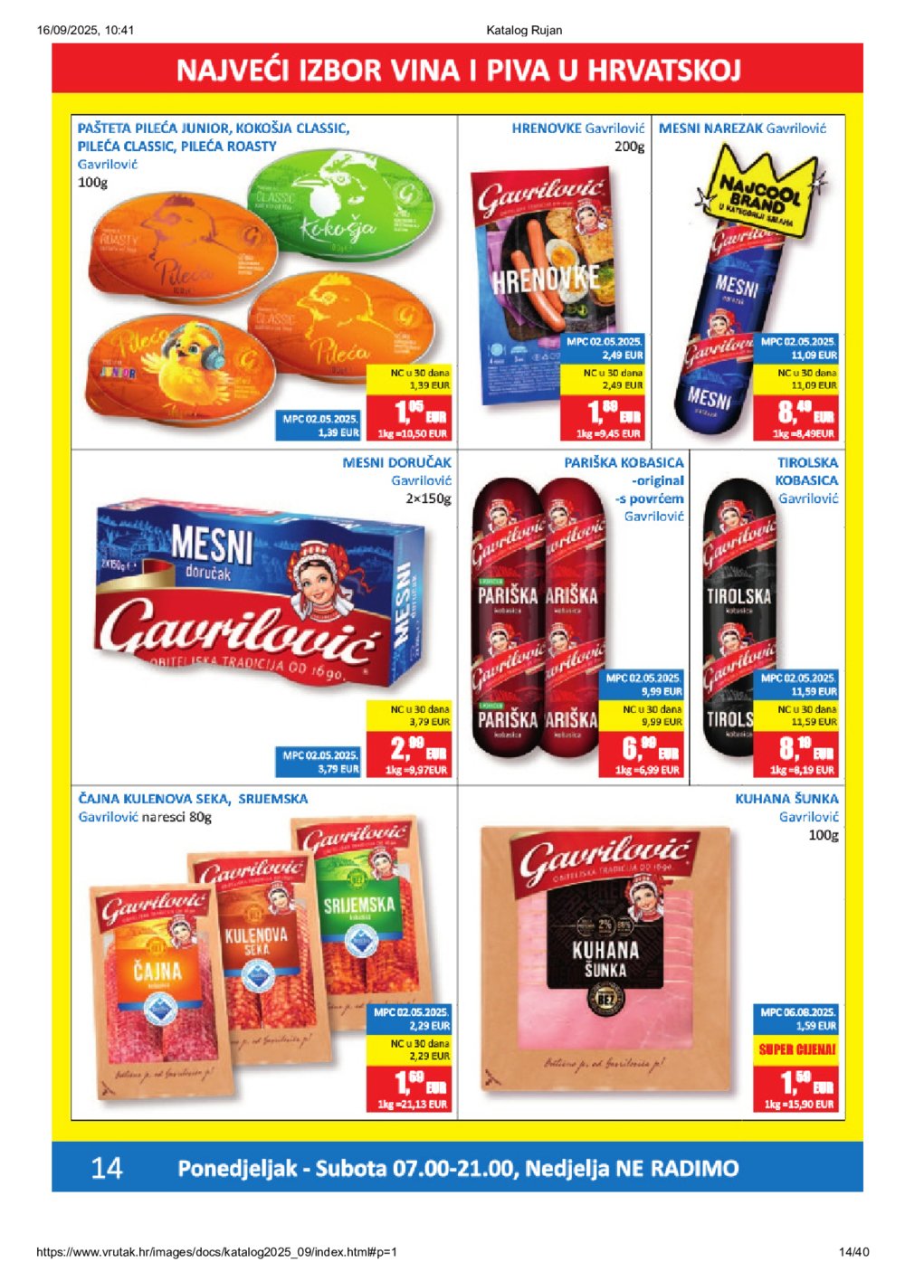 Vrutak katalog Akcija 15.09.-28.09.2025.