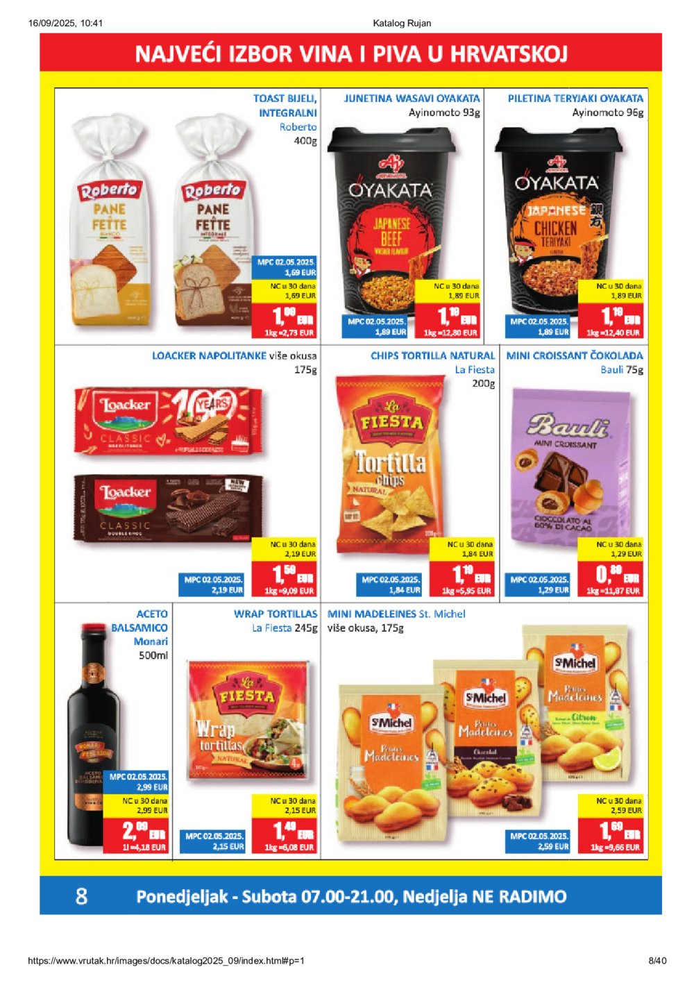 Vrutak katalog Akcija 15.09.-28.09.2025.