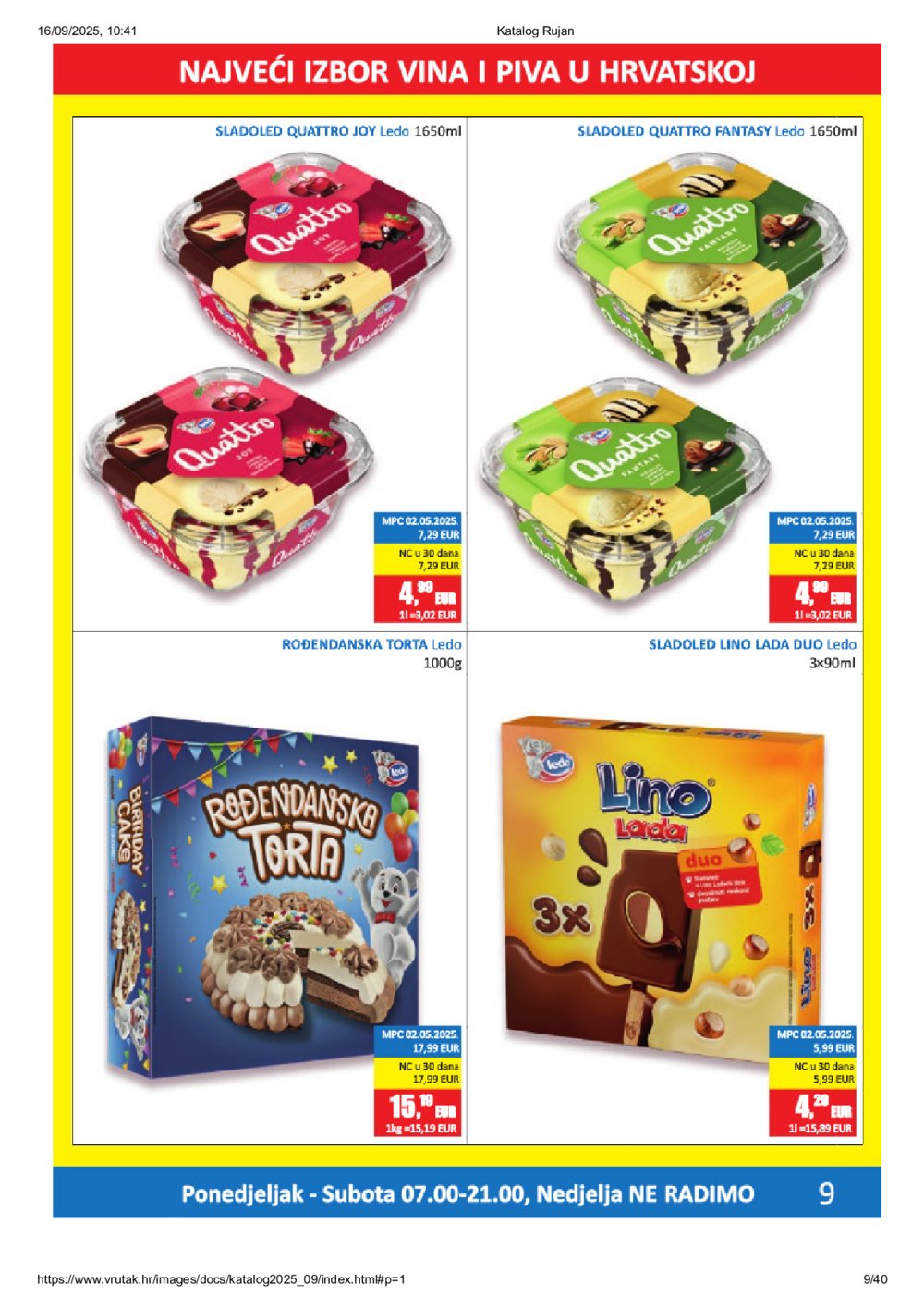 Vrutak katalog Akcija 15.09.-28.09.2025.