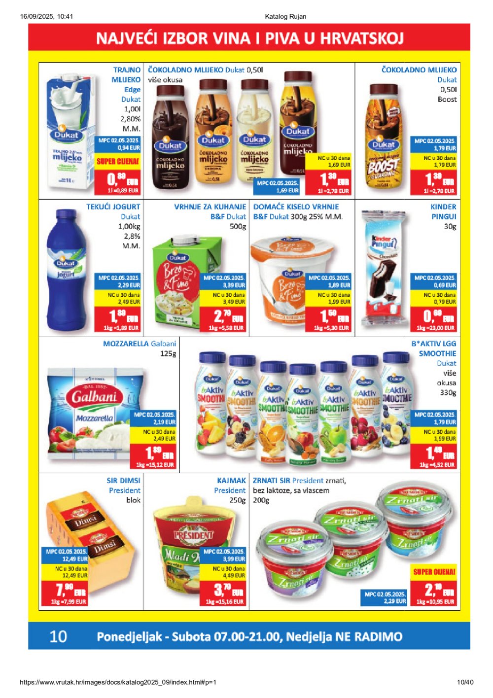 Vrutak katalog Akcija 15.09.-28.09.2025.