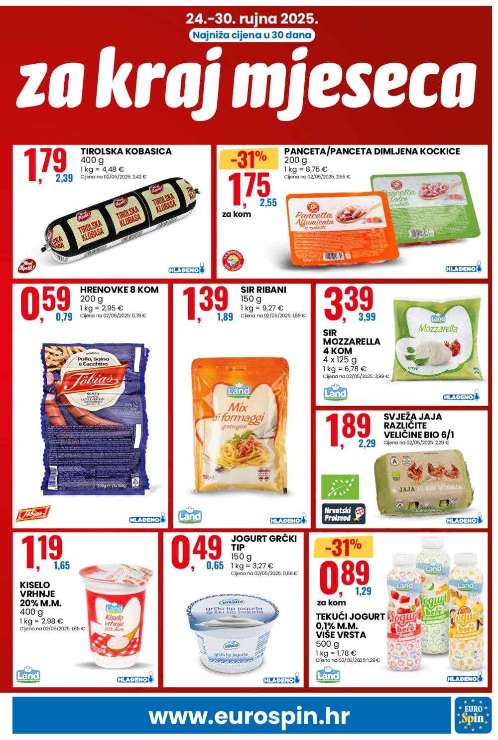 Eurospin katalog Pametna kupnja 24.09. - 30.09.2025.