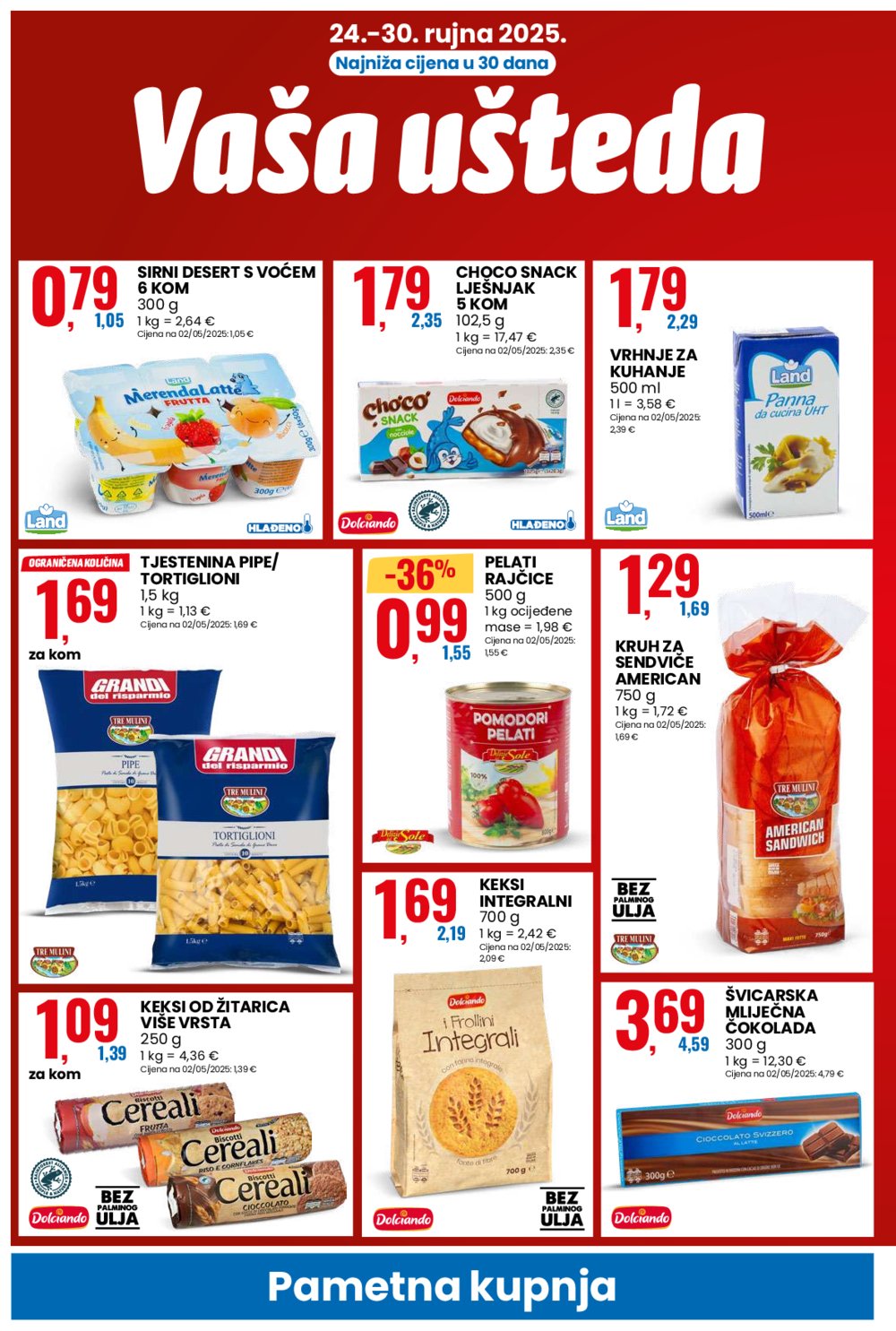 Eurospin katalog Pametna kupnja 24.09. - 30.09.2025.