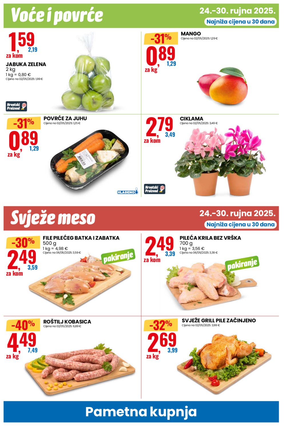 Eurospin katalog Pametna kupnja 24.09. - 30.09.2025.