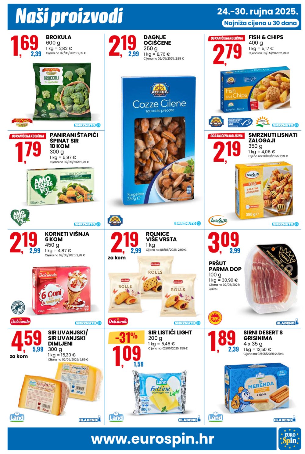 Eurospin katalog Pametna kupnja 24.09. - 30.09.2025.