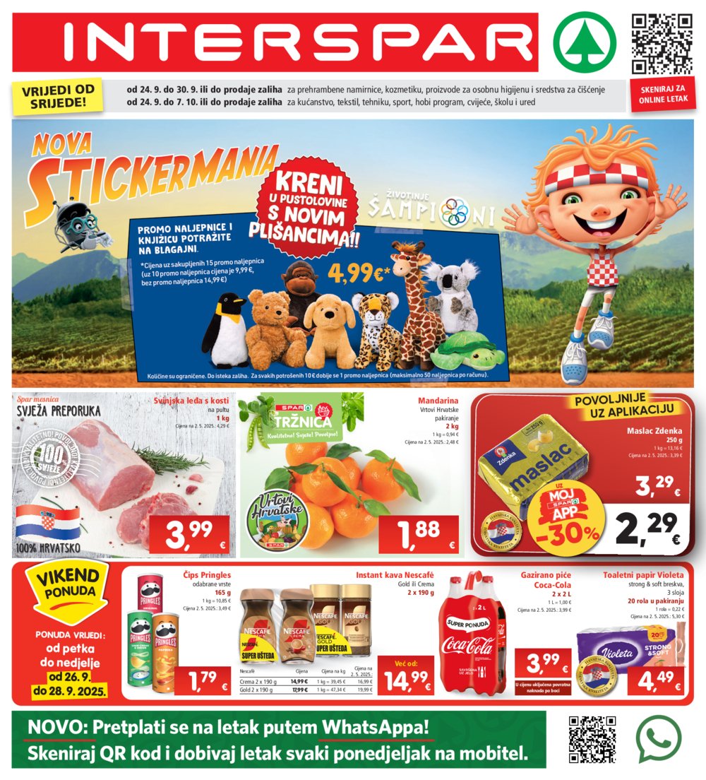 INTERSPAR katalog Akcija 24.09. - 30.09.2025.