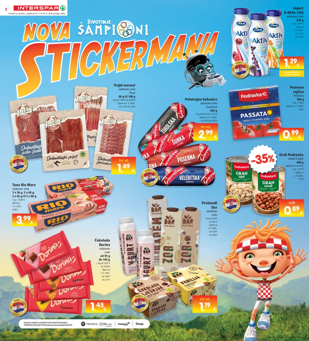 INTERSPAR katalog Akcija 24.09. - 30.09.2025.