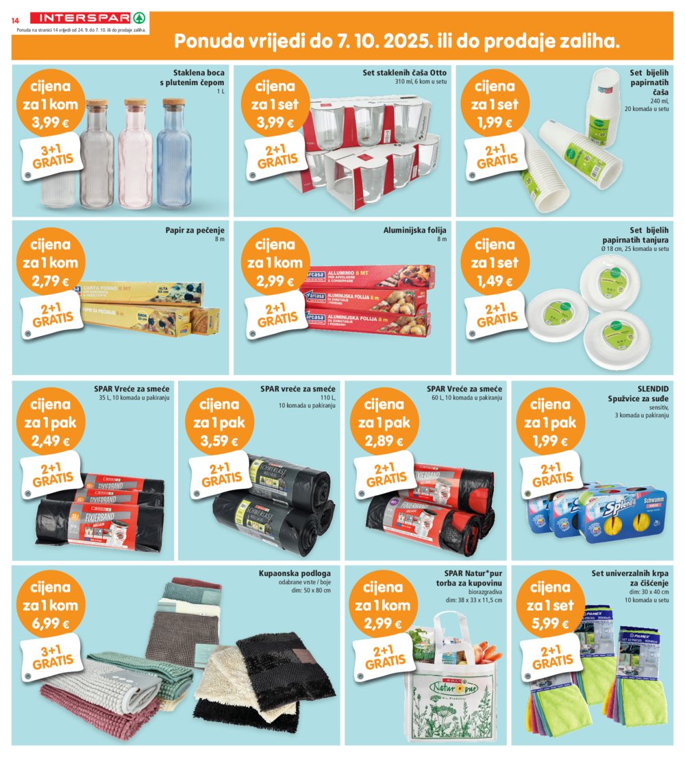 INTERSPAR katalog Akcija 24.09. - 30.09.2025.