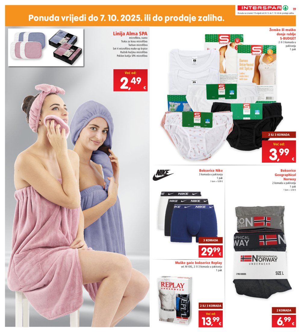 INTERSPAR katalog Akcija 24.09. - 30.09.2025.