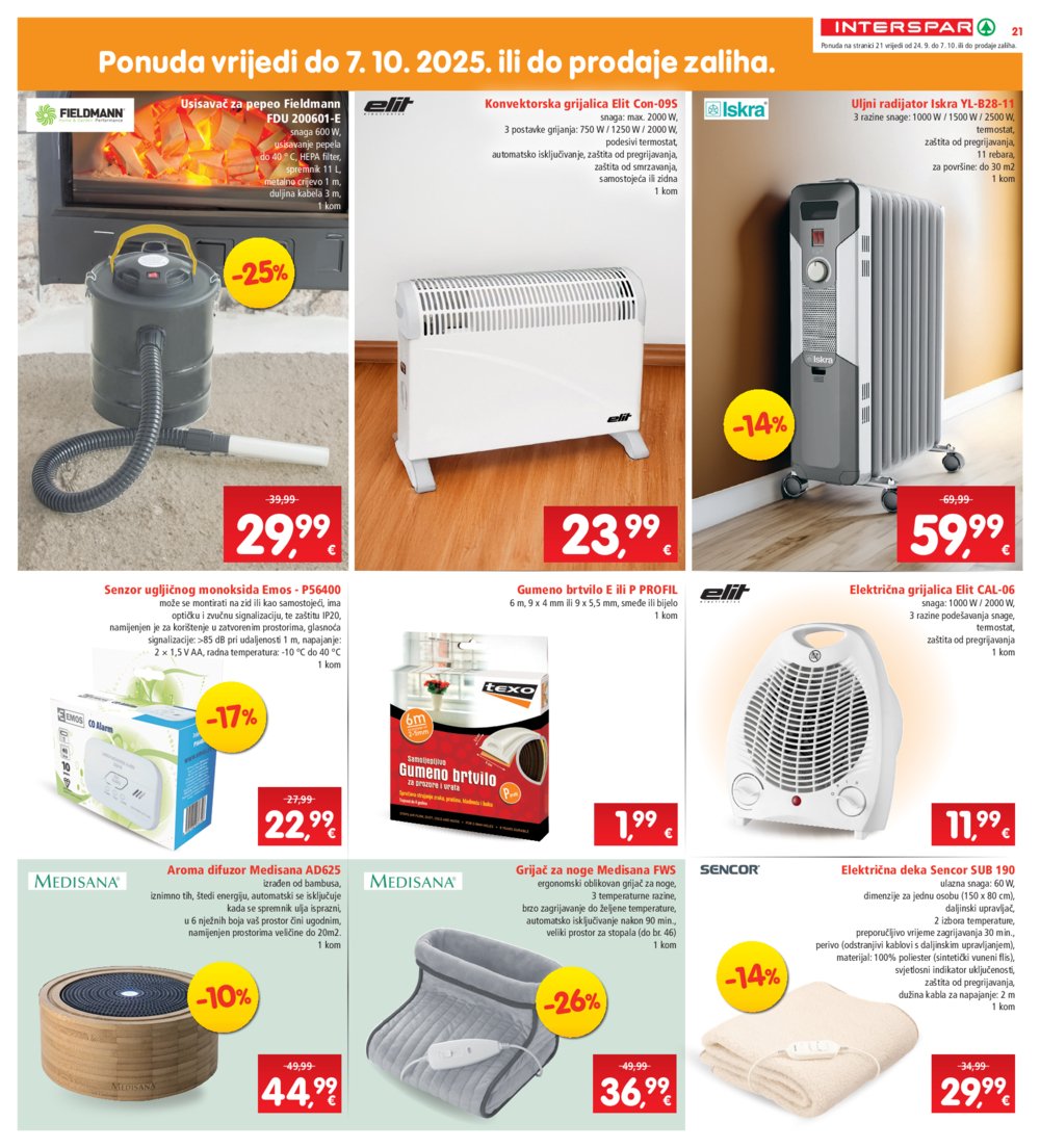 INTERSPAR katalog Akcija 24.09. - 30.09.2025.