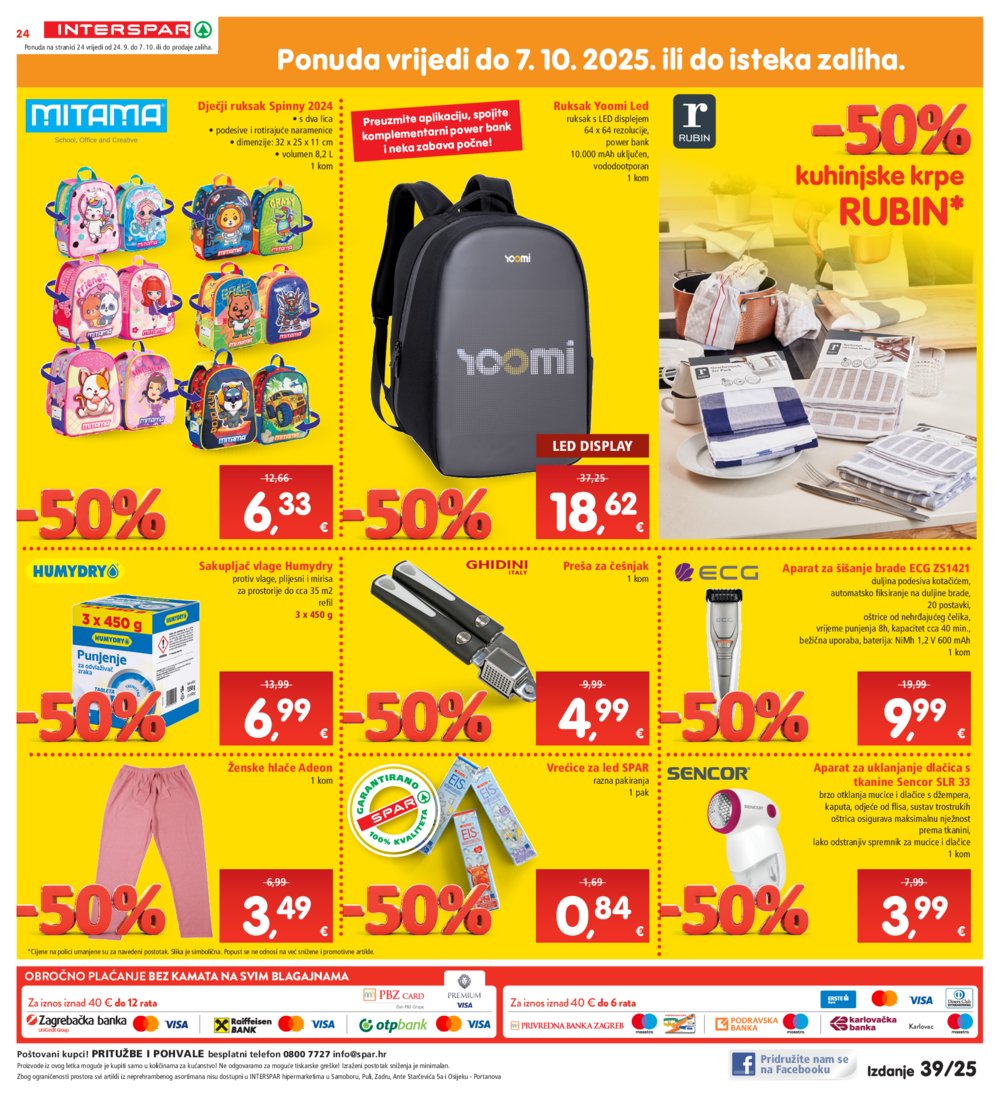 INTERSPAR katalog Akcija 24.09. - 30.09.2025.