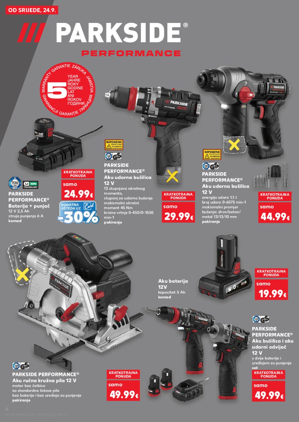 Kaufland katalog Neprehrambenih proizvoda 24.09. - 30.09.2025. Odabrane poslovnice