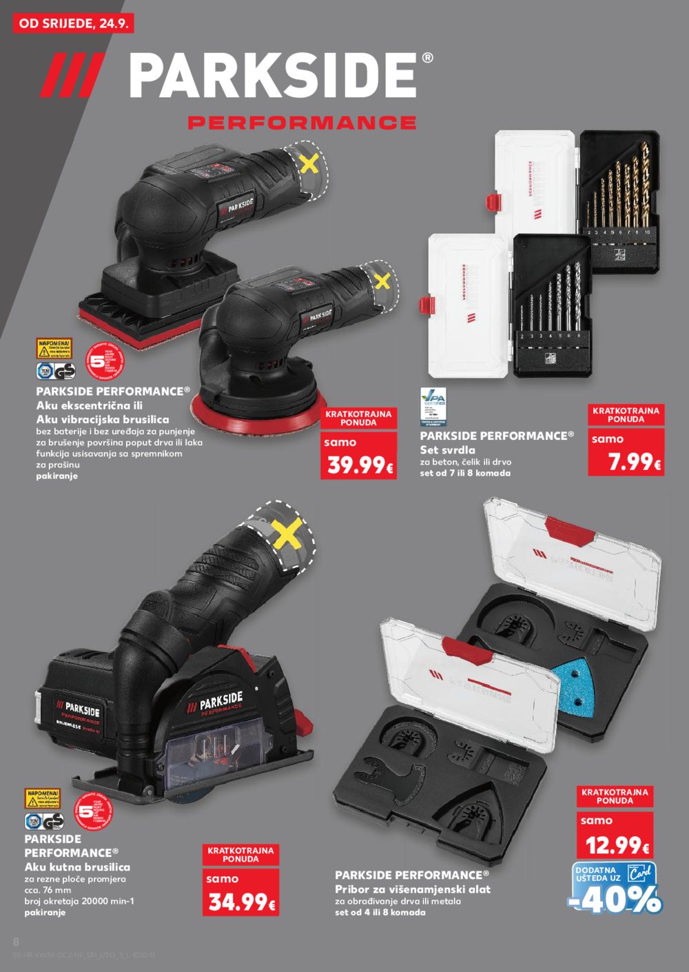 Kaufland katalog Neprehrambenih proizvoda 24.09. - 30.09.2025. Odabrane poslovnice