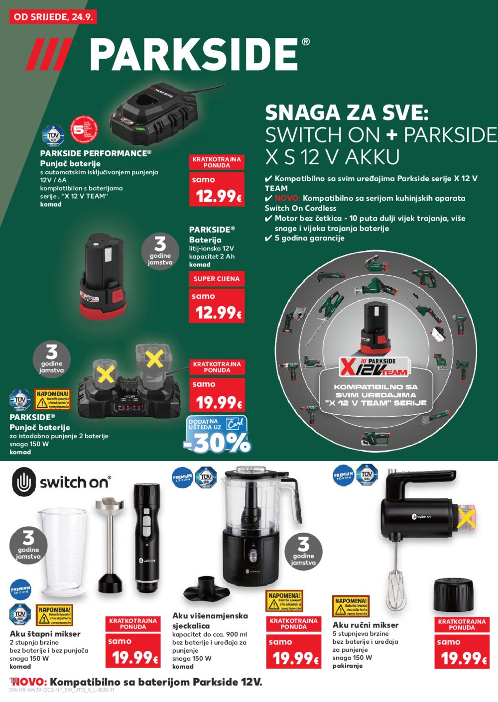 Kaufland katalog Neprehrambenih proizvoda 24.09. - 30.09.2025. Odabrane poslovnice