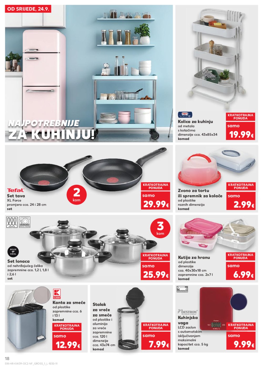 Kaufland katalog Neprehrambenih proizvoda 24.09. - 30.09.2025. Odabrane poslovnice