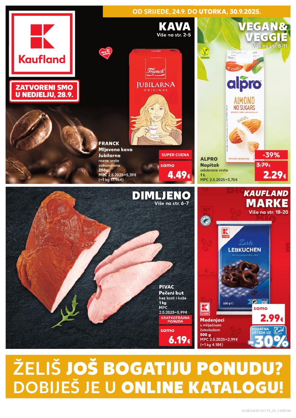 Kaufland katalog Robne marke 24.09. - 30.09.2025. Odabrane poslovnice