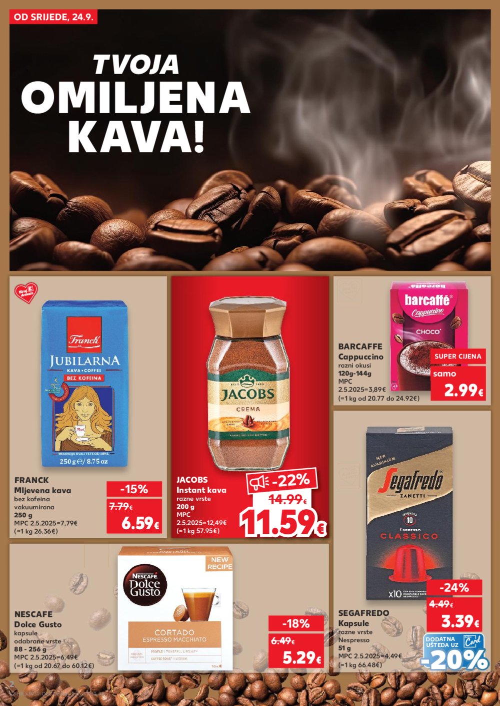 Kaufland katalog Robne marke 24.09. - 30.09.2025. Odabrane poslovnice