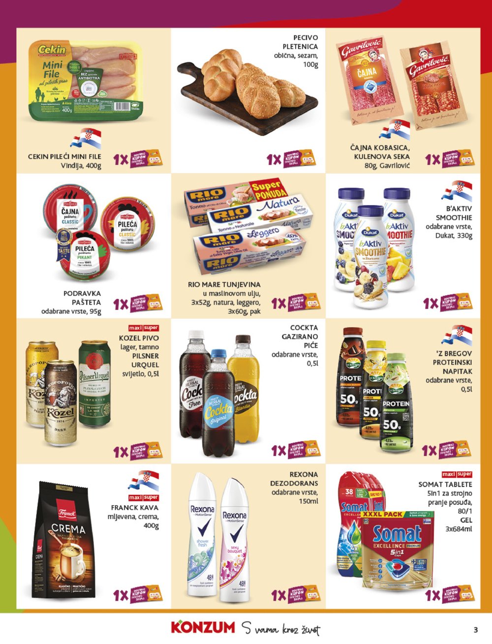 Konzum katalog Akcija 24.09. - 30.09.2025.