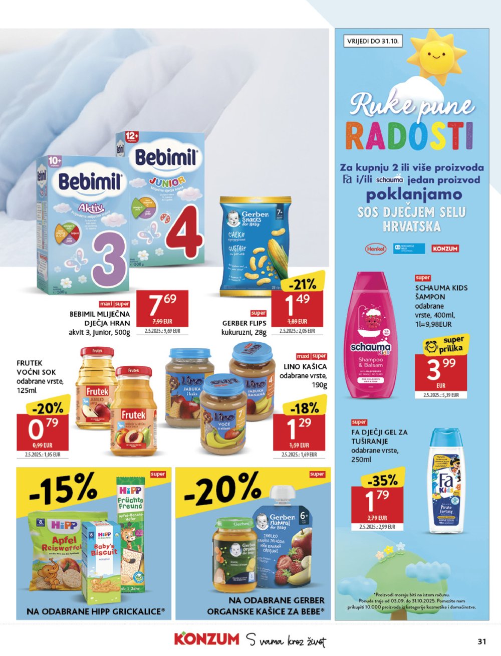 Konzum katalog Akcija 24.09. - 30.09.2025.