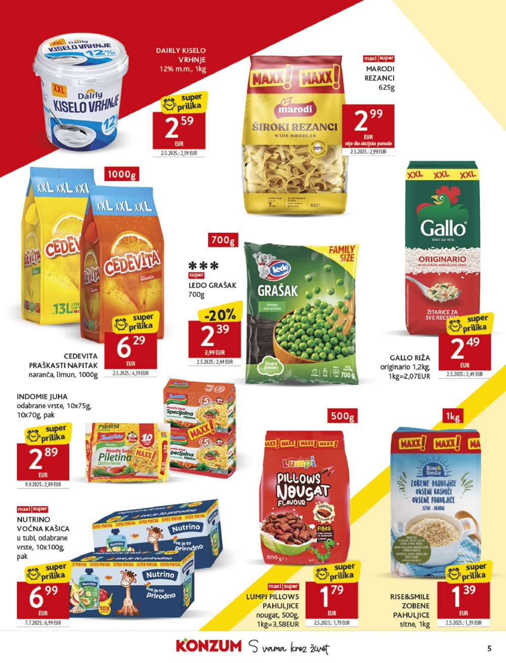 Konzum katalog Akcija 24.09. - 30.09.2025.