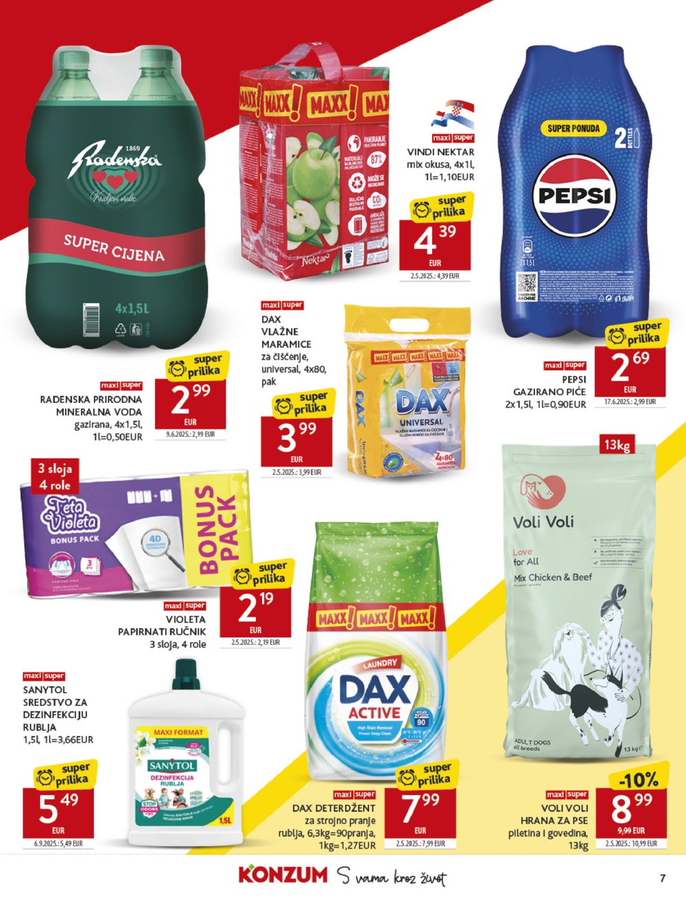 Konzum katalog Akcija 24.09. - 30.09.2025.
