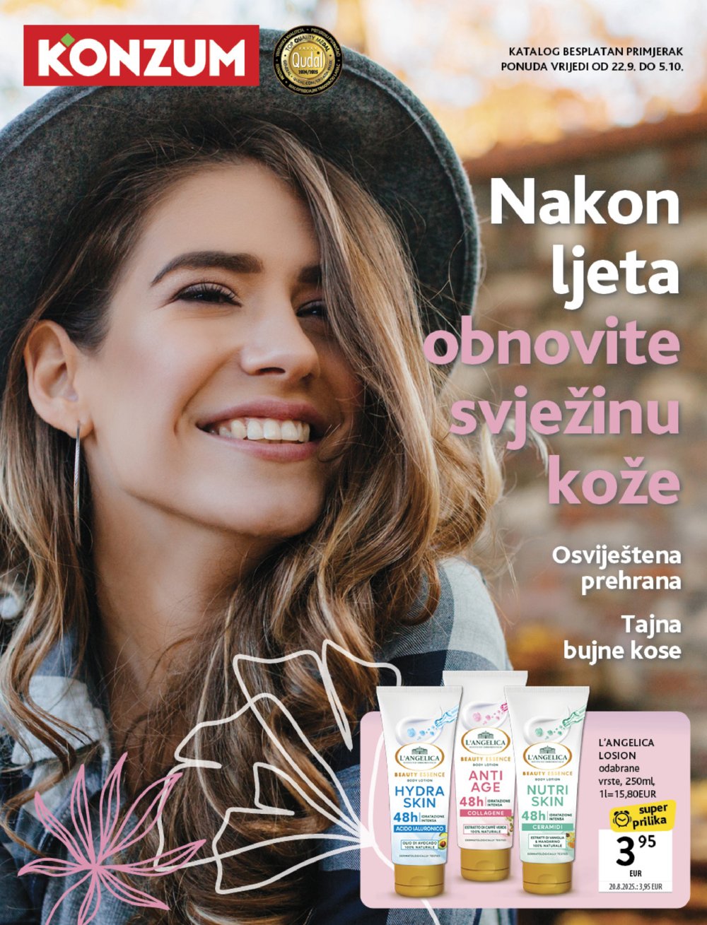 Konzum katalog Ljepota i njega 22.09. - 05.10.2025.