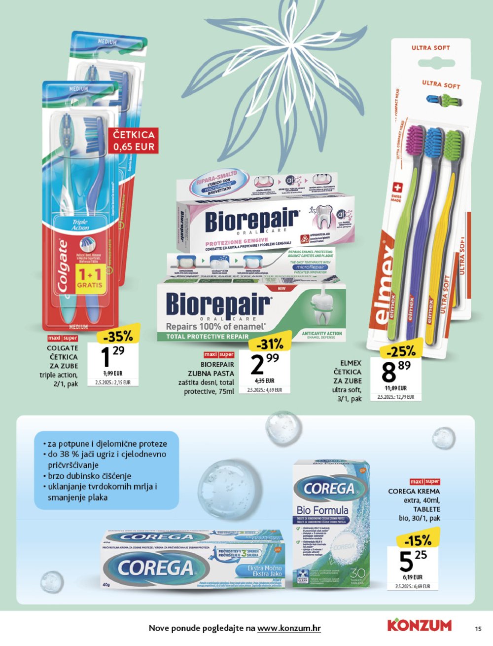 Konzum katalog Ljepota i njega 22.09. - 05.10.2025.
