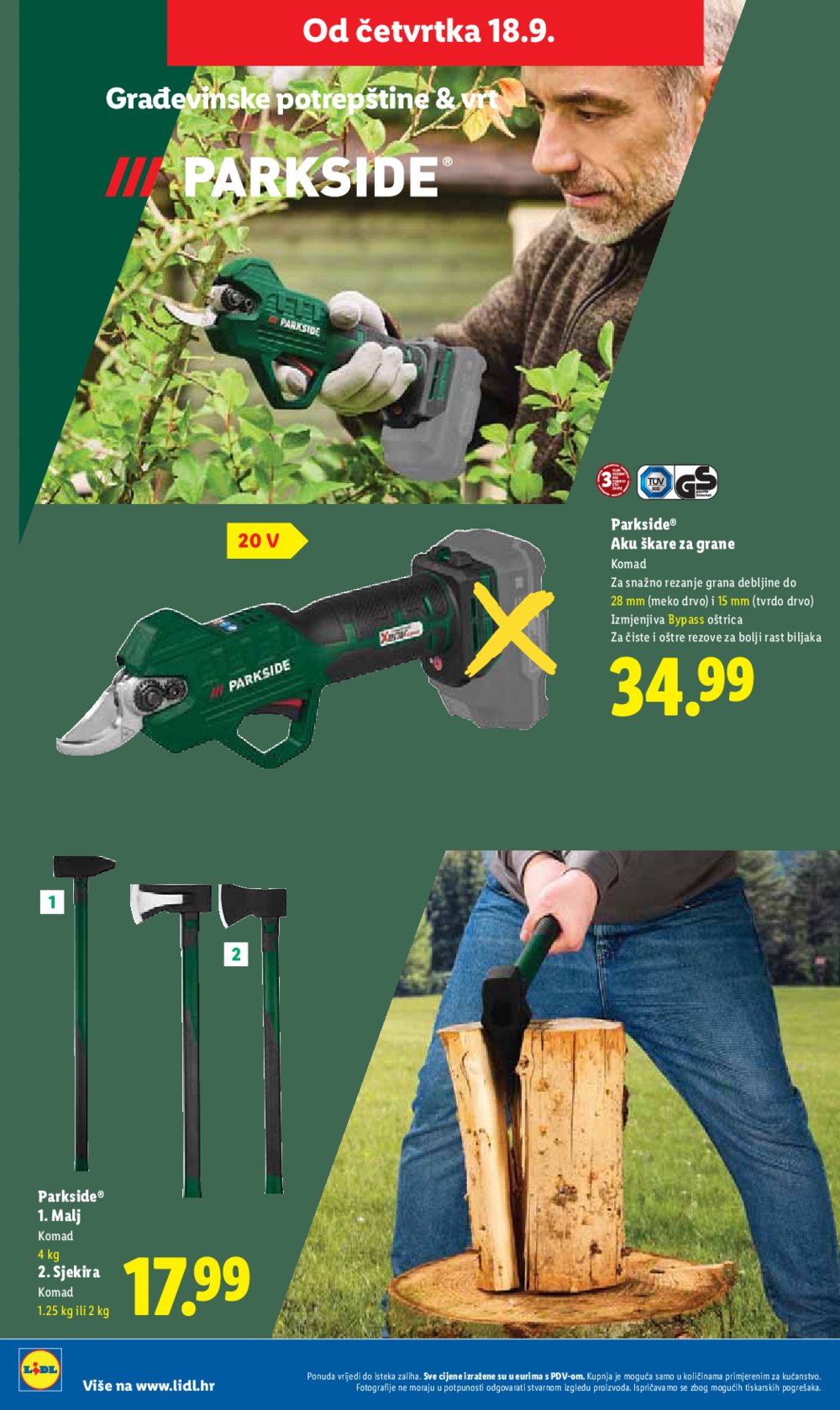 Lidl katalog Super ponuda od četvrtka 18.09 - 21.09.2025.