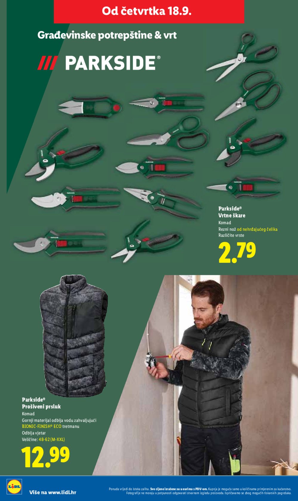 Lidl katalog Super ponuda od četvrtka 18.09 - 21.09.2025.