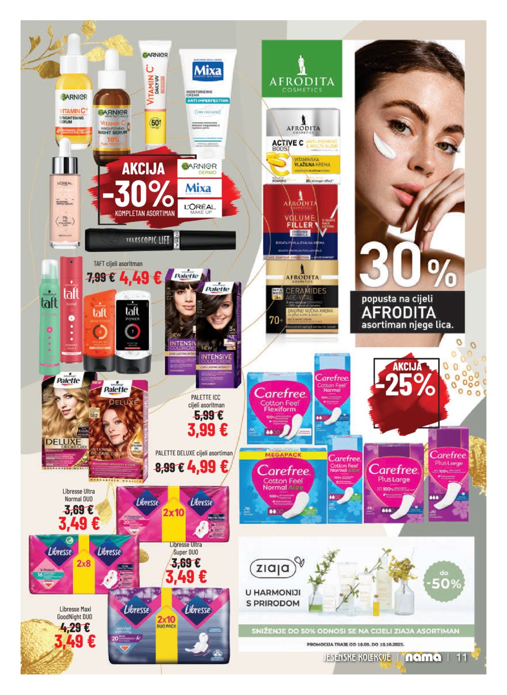 Nama katalog Akcija 18.09. - 18.10.2025.