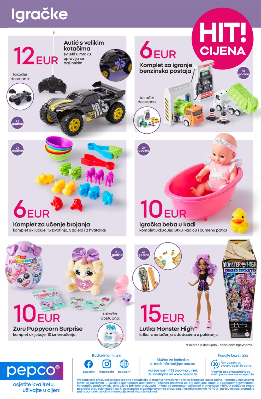 Pepco katalog Akcija 18.09. - 01.10.2025.