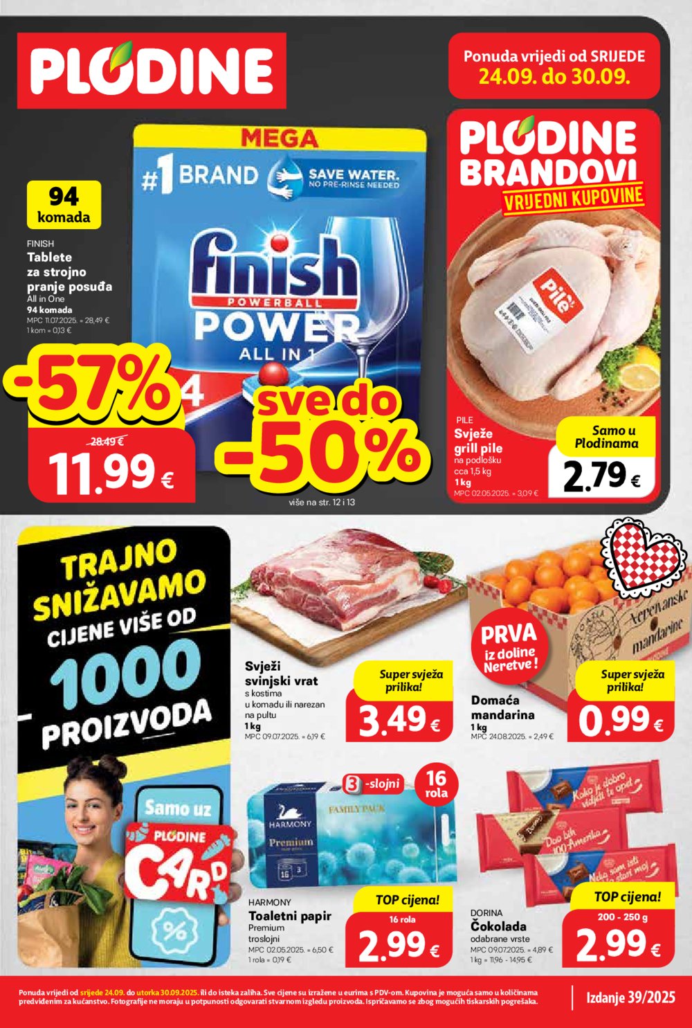 Plodine katalog Akcija 24.09. - 30.09.2025.